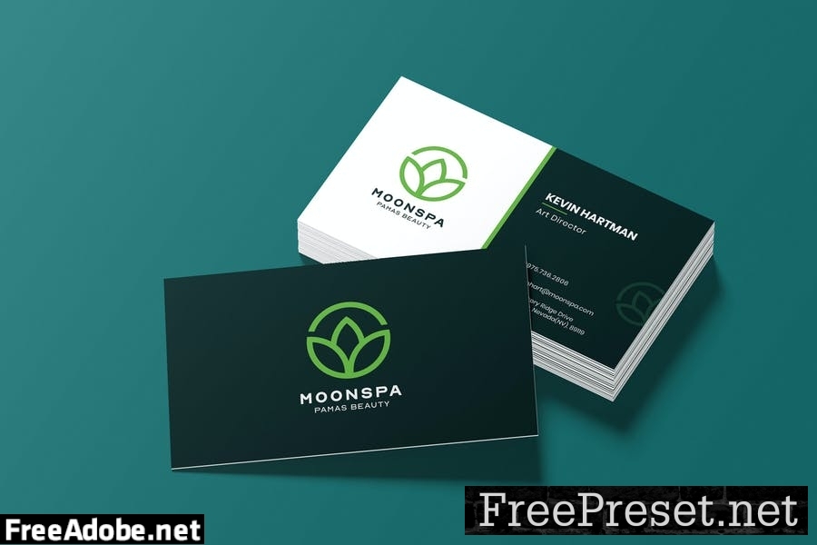 Moon Spa Card Template BUYVS77