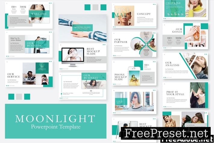 Moonlight Google Slide Template LZYYR9