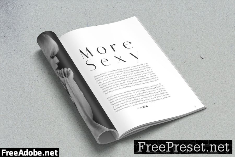 Morve Magazine Template 2XBRT6H