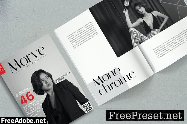 Morve Magazine Template 2XBRT6H