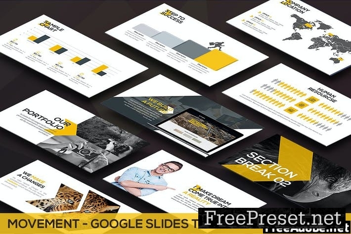 Movement - Swiss Google Slides Template X3VJSZ