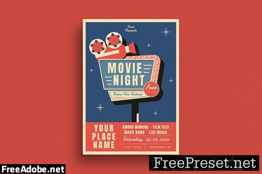 Movie Night Flyer