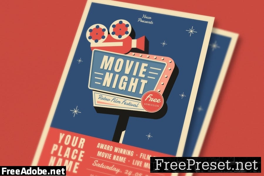 Movie Night Flyer