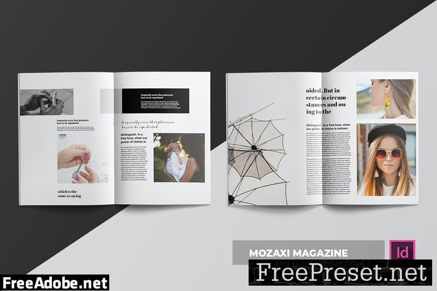 Mozaxi | Magazine Template 4BWFP86