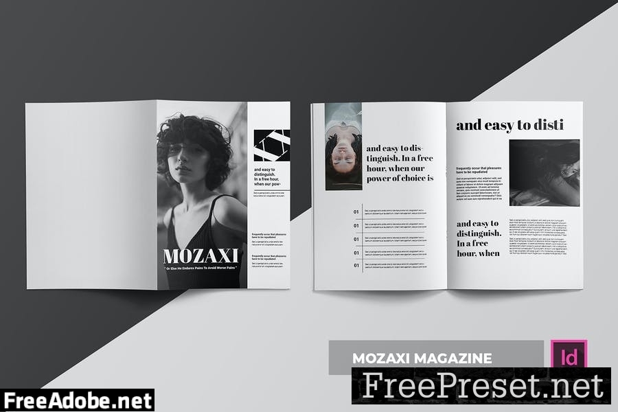 Mozaxi | Magazine Template 4BWFP86