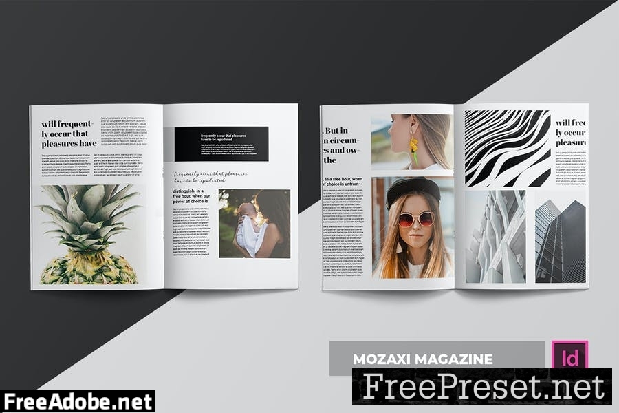 Mozaxi | Magazine Template 4BWFP86