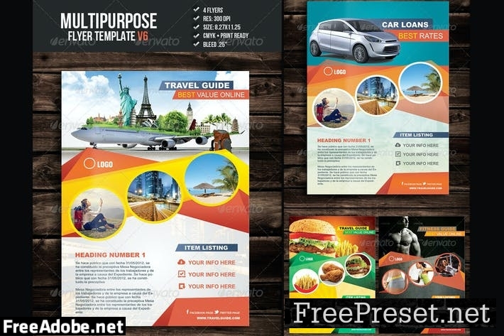 Multipurpose Flyer Template V6 H52PDXZ