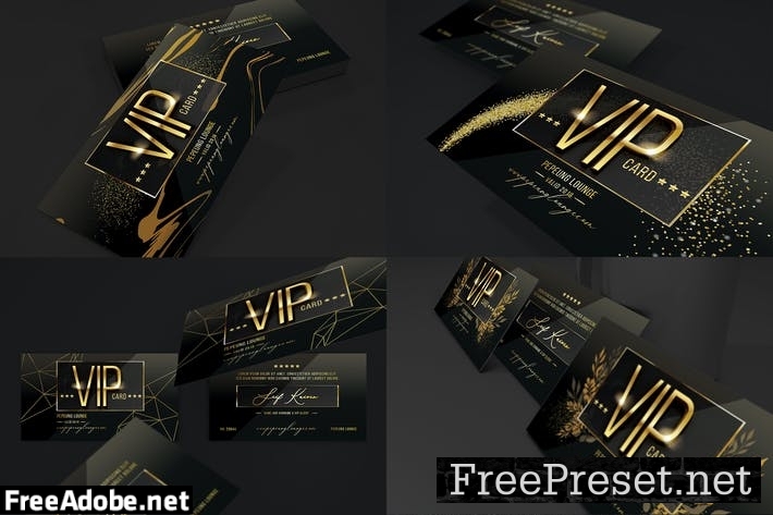 Multipurpose Gold Vip Card EJBWFU