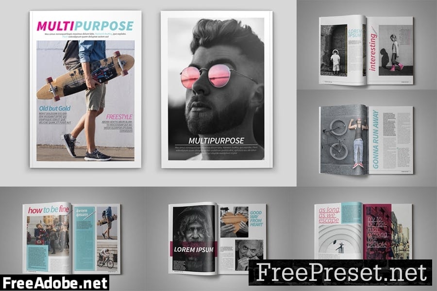 Multipurpose Magazine Template C6RSE3T