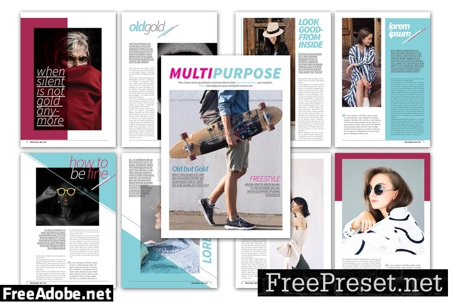 Multipurpose Magazine Template C6RSE3T