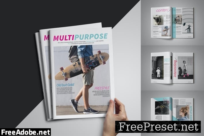 Multipurpose Magazine Template C6RSE3T