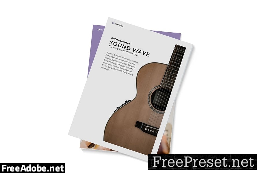 Music A4 Brochure Template VS7DXSP