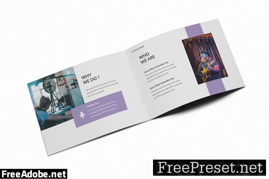 Music A5 Brochure Template HZ8P2L5