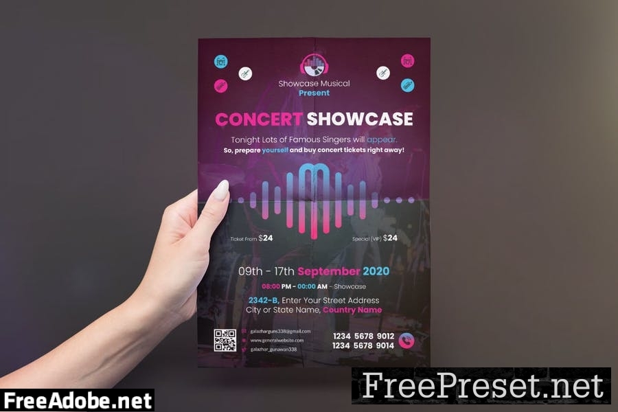 Music Concert Flyer Design