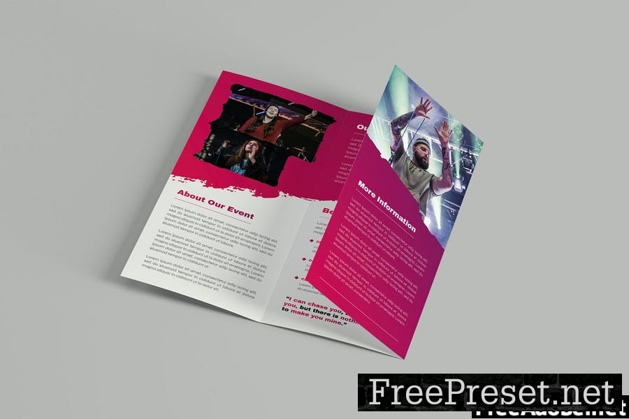 Music Event | Trifold Brochure