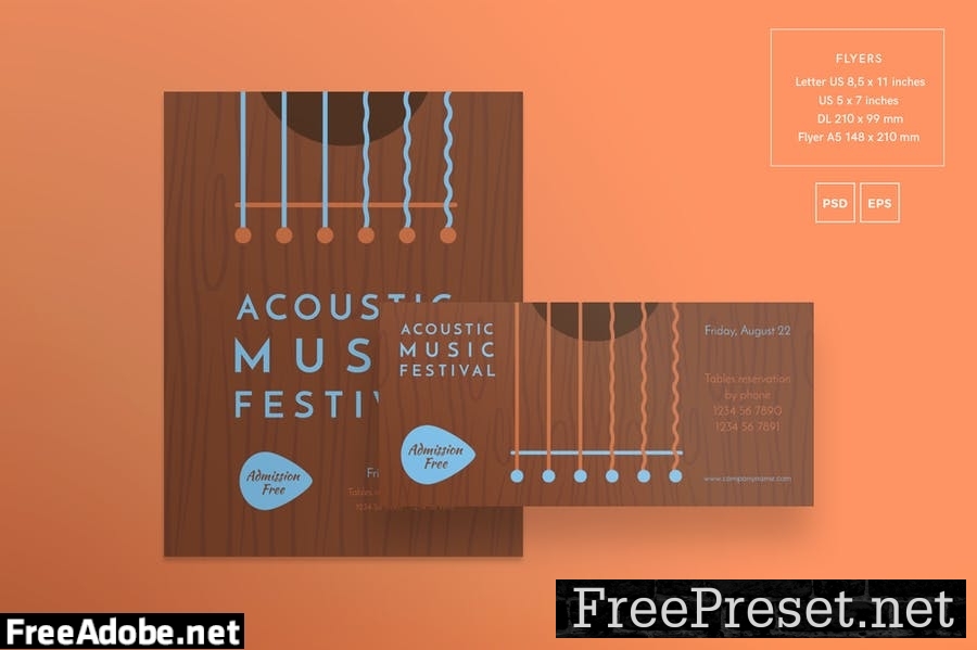 Music Festival Flyer and Poster Template