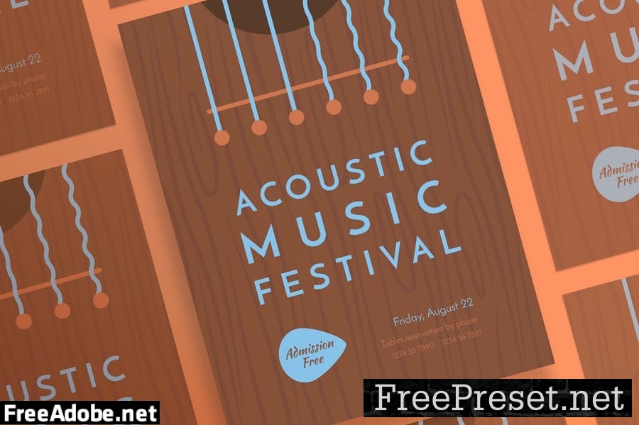 Music Festival Flyer and Poster Template