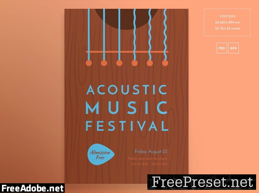 Music Festival Flyer and Poster Template