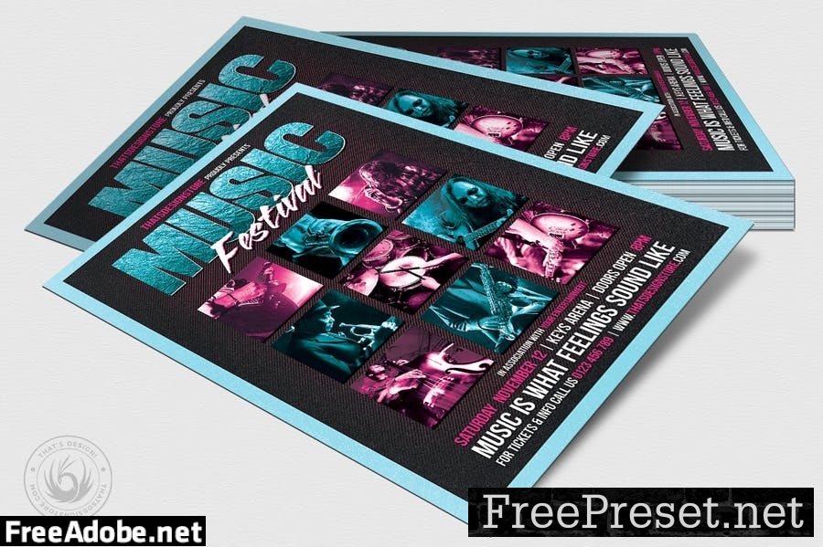 Music Festival Flyer Template V4