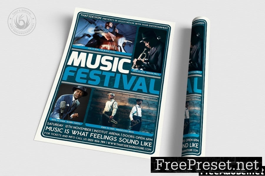 Music Festival Flyer Template V5