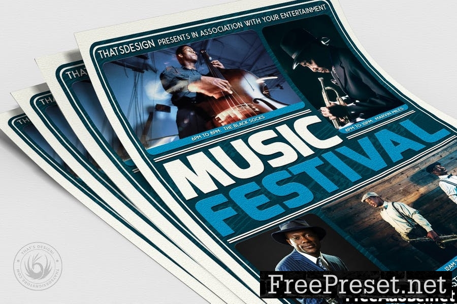 Music Festival Flyer Template V5