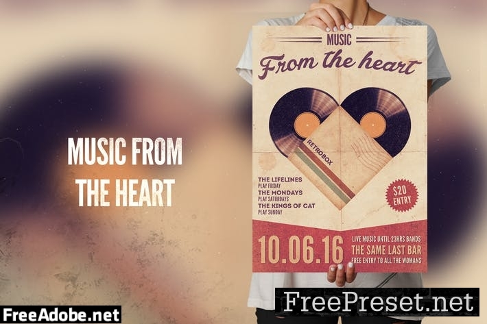 Music From The Heart Flyer Poster S544ND