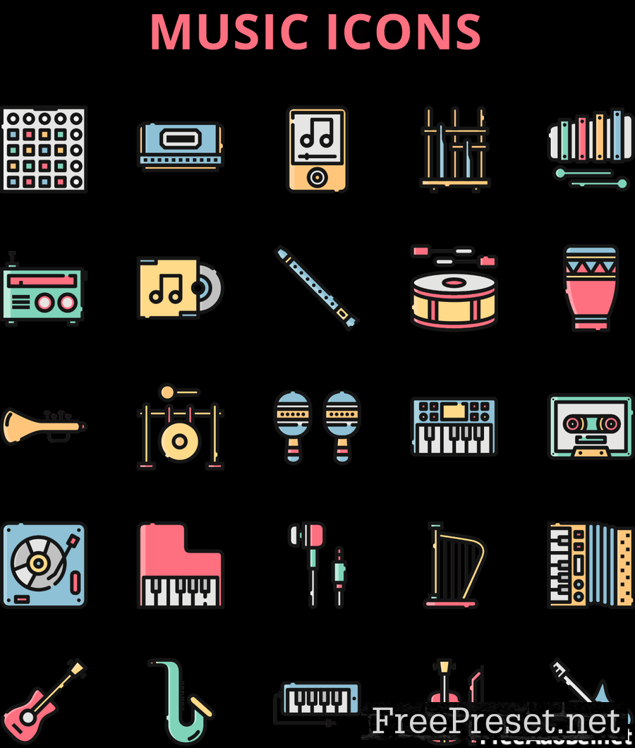 Music Icons Set