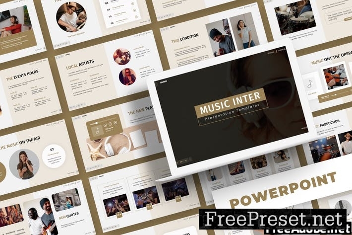 Music Inter - Powerpoint Template DUM9NT8