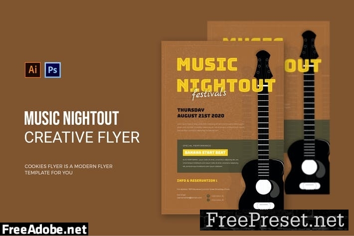 Music Nightout - Flyer MZ78Y34