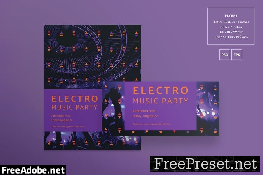 Music Party Flyer and Poster Template