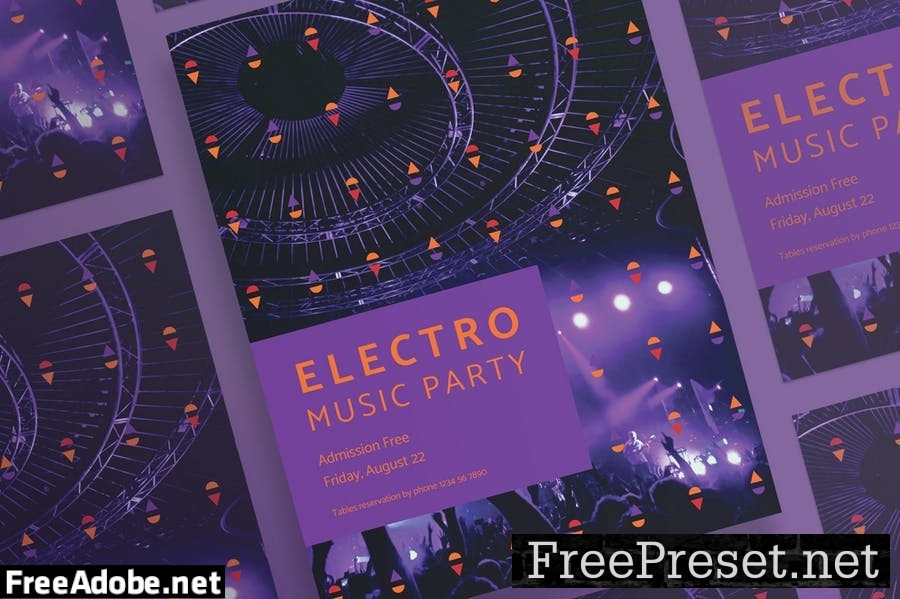 Music Party Flyer and Poster Template