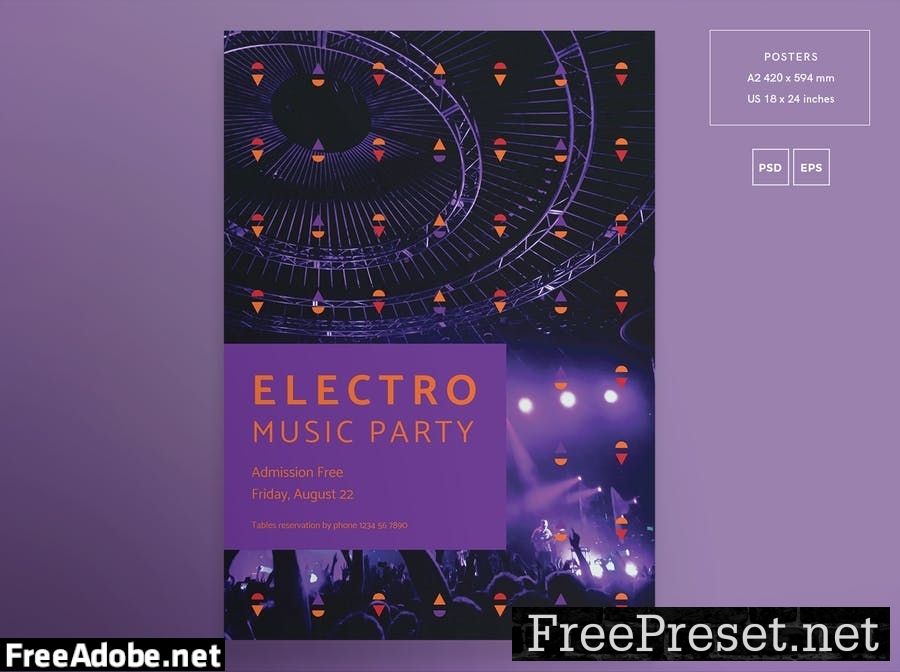 Music Party Flyer and Poster Template