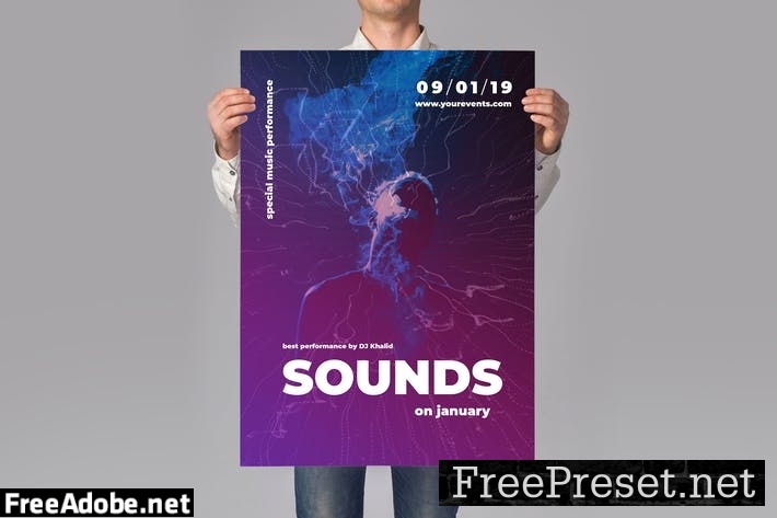 Music Poster / Flyer Promotion VTX2PN