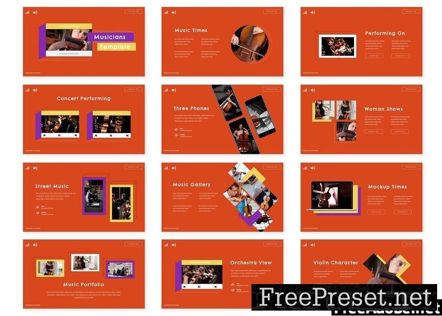 Musicions - Presentation Template