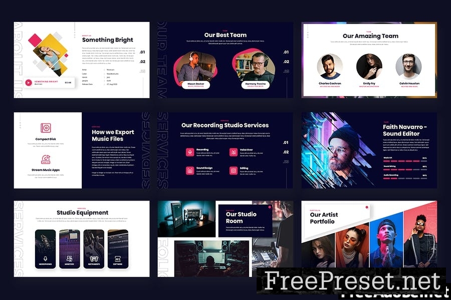 Musiczan - Music Producer Powerpoint Template