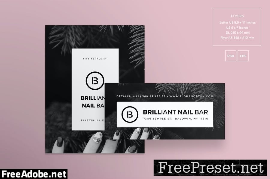 Nail Salon Flyer and Poster Template