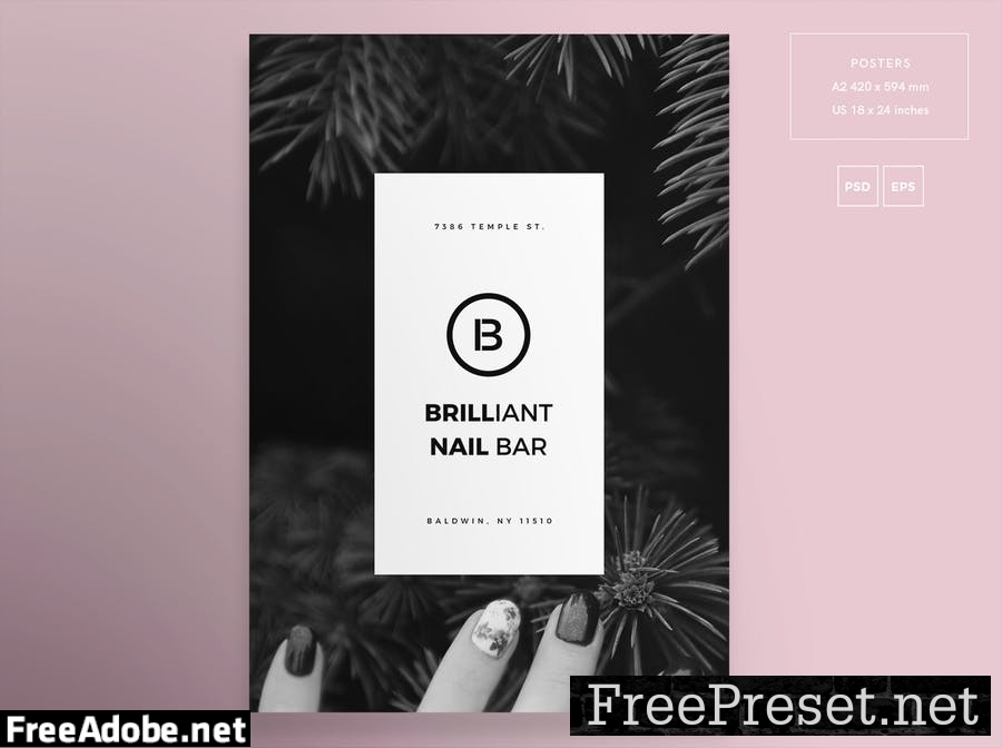 Nail Salon Flyer and Poster Template