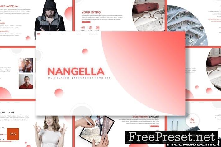 Nangella - Multipurpose Powerpoint TemplateU6Y4W5Z