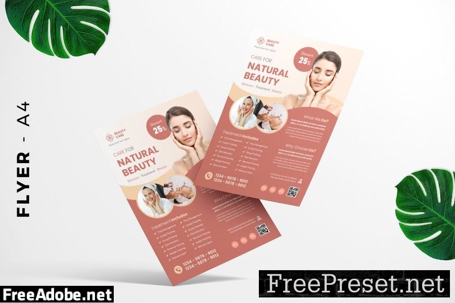 Natural Beauty Flyer Design