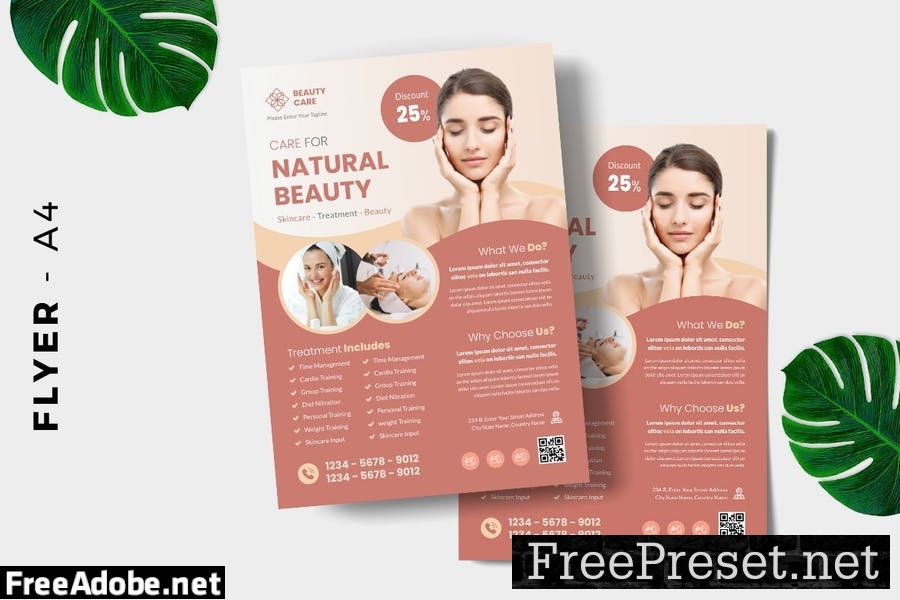 Natural Beauty Flyer Design