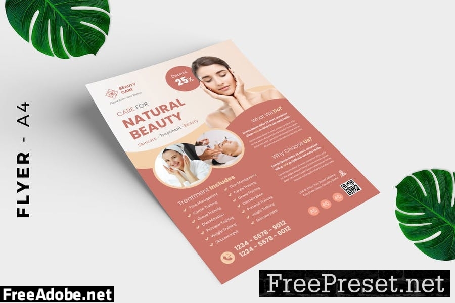 Natural Beauty Flyer Design