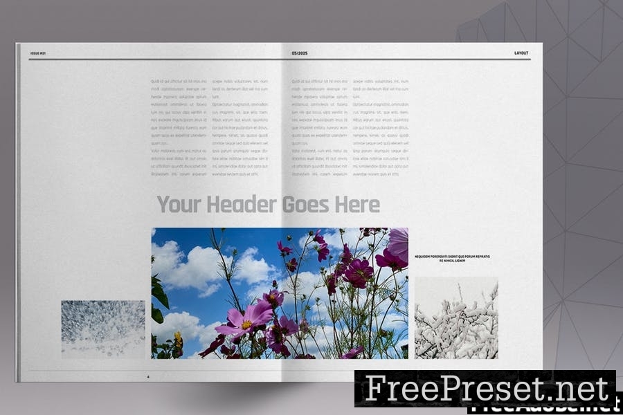 Natural Magazine Template