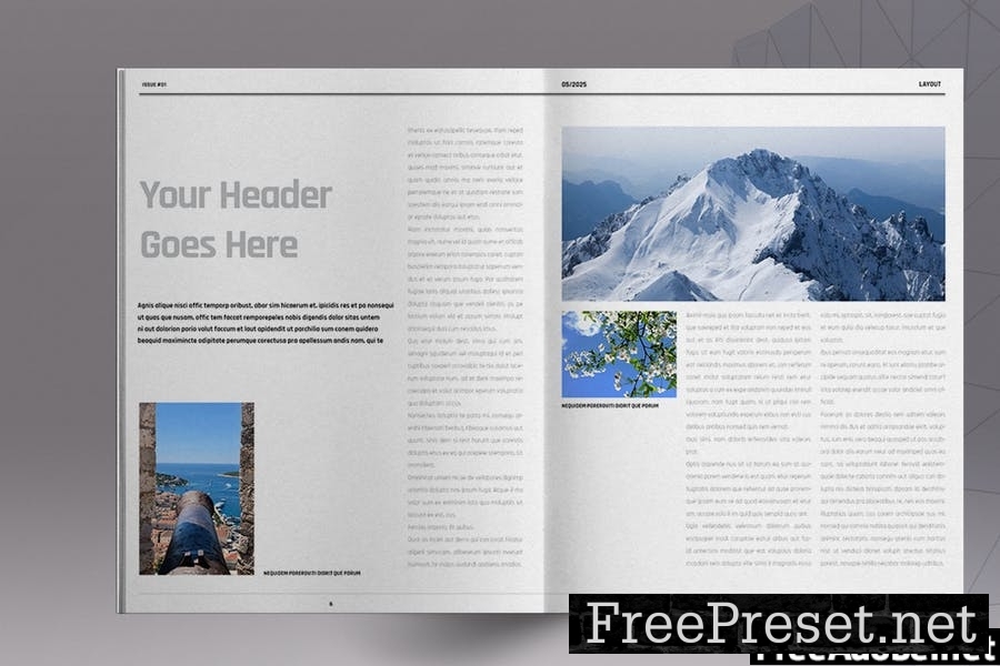 Natural Magazine Template