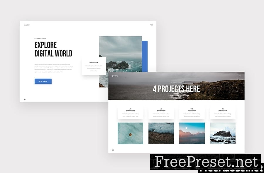 Nature: Multipurpose Presentation Template N72A5LR