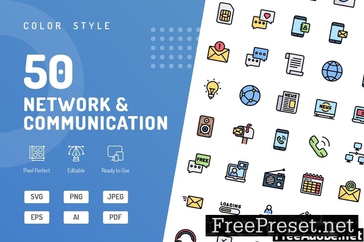 Network & Communication Color Icons TAL3TKE