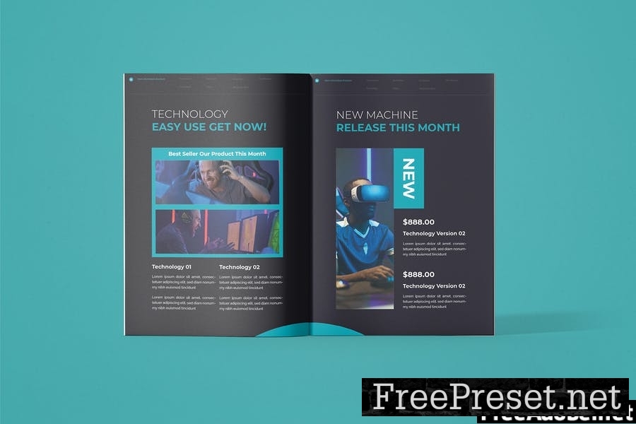 New Machine Technology - Brochure Template