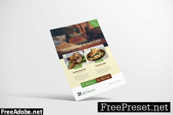 New Menu Restaurant Flyer Design G9LB5JC