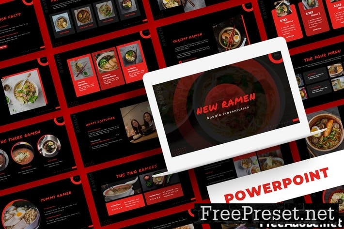 New Ramen - Powerpoint Template T3R5YPZ