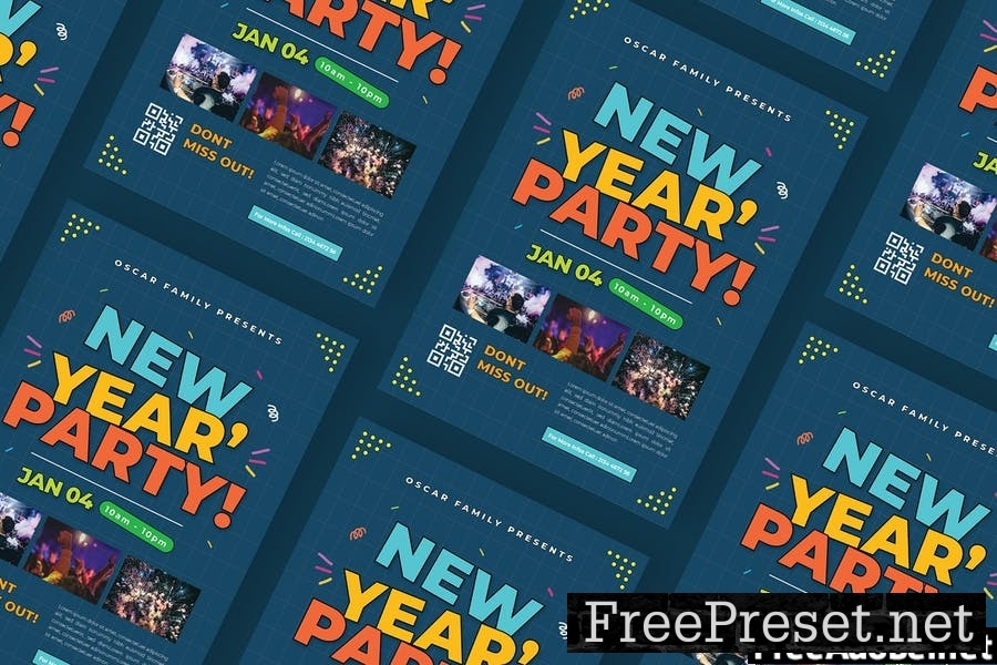 New Year Family Party | Flyer