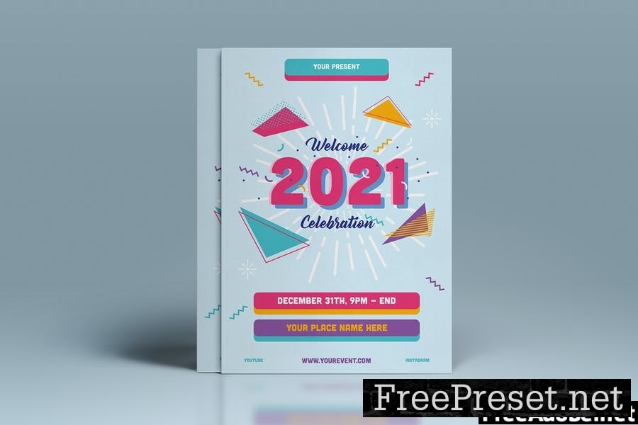 New Year Flyer Template Vol. 01